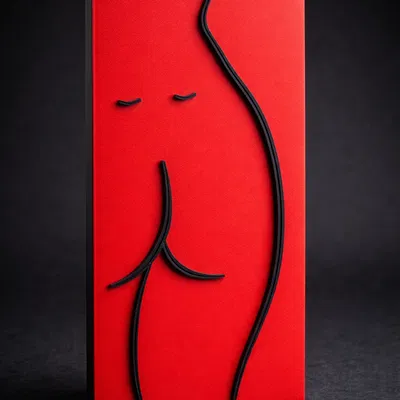 Minimalist Female Line Art Series 1 N2