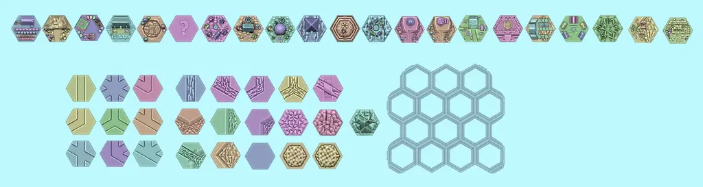 Hex Quest World Mapping System (+Update 1) – Hệ thống map thế giới dạng hex in 3D - Image 4