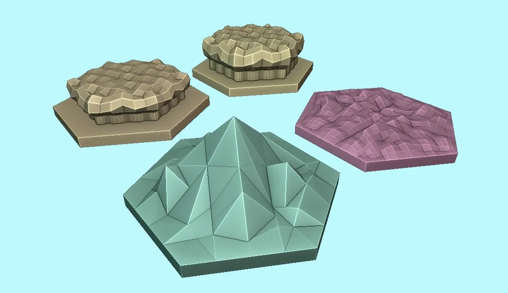 Hex Quest World Mapping System (+Update 1) – Hệ thống map thế giới dạng hex in 3D - Image 6