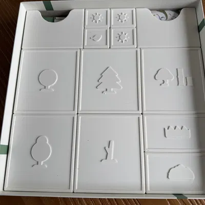 Nắp khay hoa anh đào và tre (Tray Lid Cherry blossoms and bamboo)