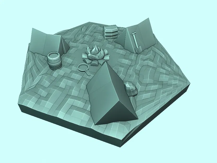 Hex Quest World Mapping System (+Update 1) – Hệ thống map thế giới dạng hex in 3D - Image 87