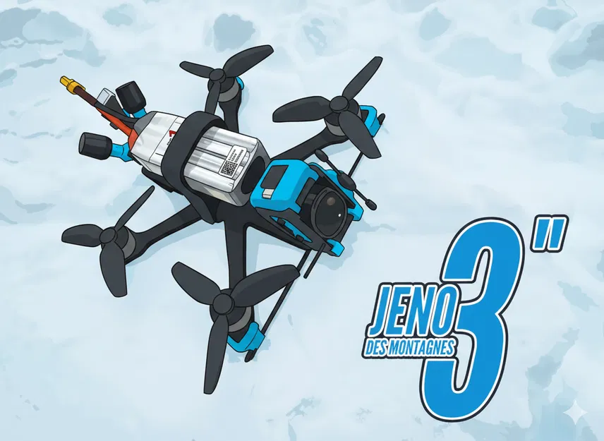 Bộ TPU JeNo 3 Mountain Rider (JeNo 3" classic frame, bản standoff 2mm) - Image 1