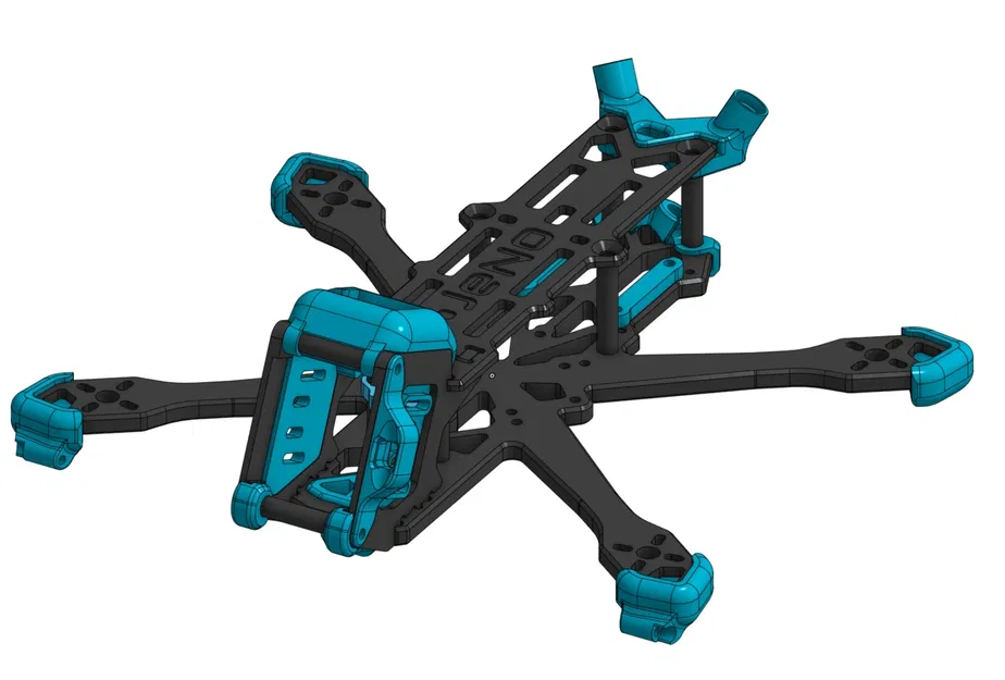 Bộ TPU JeNo 3 Mountain Rider (JeNo 3" classic frame, bản standoff 2mm) - Image 3