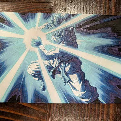 Goku God Kamehameha Hueforge