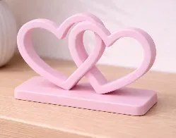 Heart love gift – Trái tim trong trái tim làm chân đế - Image 1