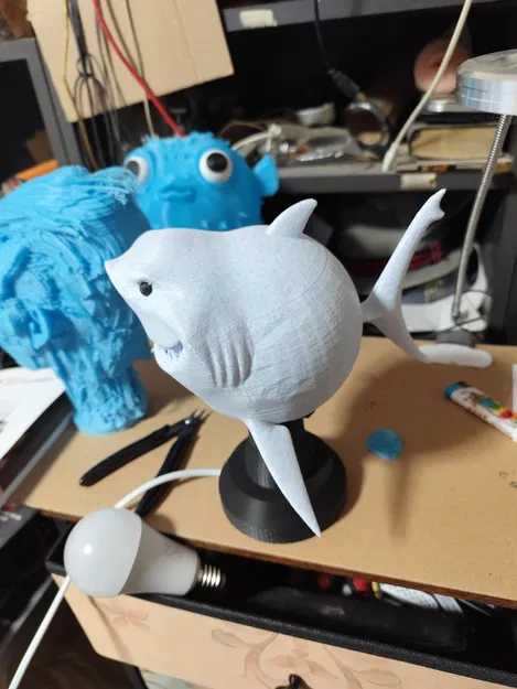 Đèn cá mập bự ú (Tubby shark lamp) - Image 4