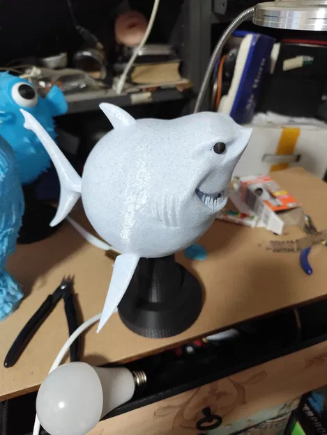 Đèn cá mập bự ú (Tubby shark lamp) - Image 5