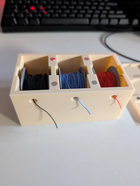 Hộp đựng dây thiếc hàn nắp nam châm - Image 3