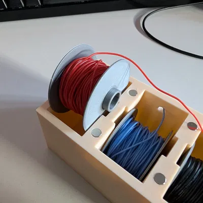 Hộp đựng dây thiếc hàn nắp nam châm