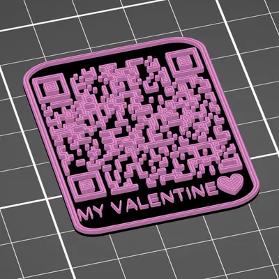 Tình yêu gói gọn trong một QR-Code 3D =)