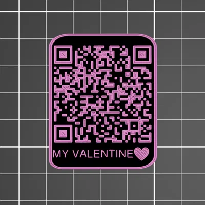 Tình yêu gói gọn trong một QR-Code 3D =)