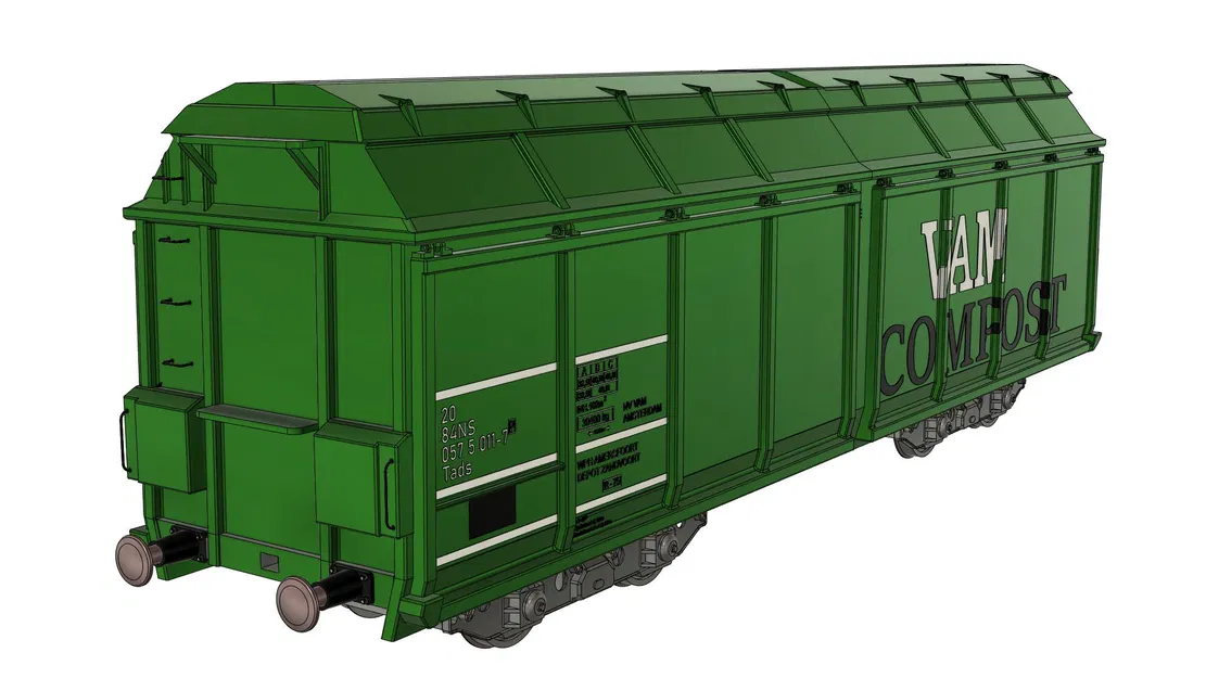 Toa rác VAM Tads/Takkls khổ Spoor 1 tỉ lệ 1:32 (45 mm) - Image 1