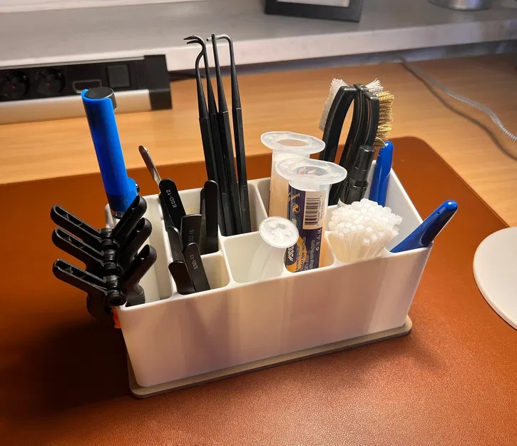 Khay đựng bút/kệ sắp xếp bàn rộng rãi (chuẩn cho đồ soldering) - Image 1