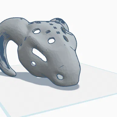 Đầu Cừu (V2) ĐÃ SỬA ĐỂ IN ĐƯỢC - Ram Head (V2) FIXED FOR PRINTING