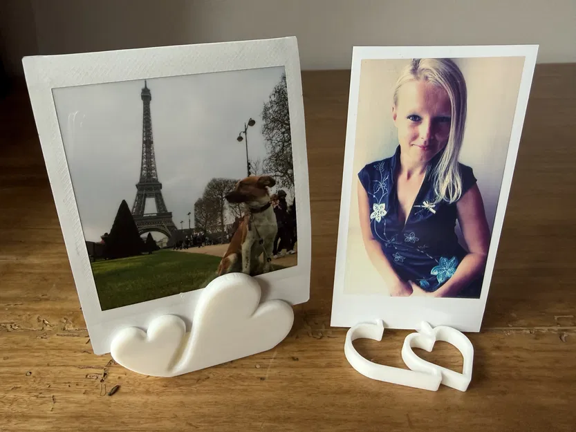 Khung Ảnh Trái Tim Valentine | Giá Đỡ Ảnh Instax - Image 1