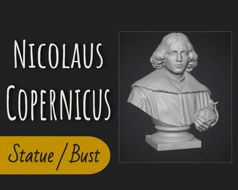 Tượng Bust Nicolaus Copernicus - Image 1