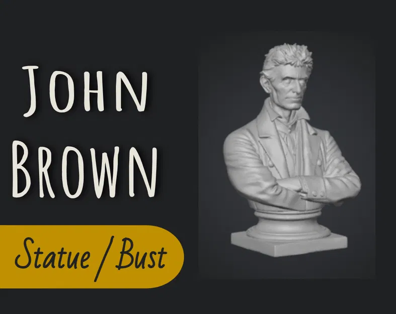 Bust tượng John Brown (John Brown Statue Bust) - Image 1