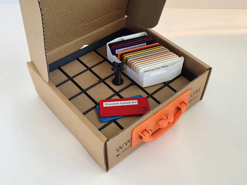 Miếng insert mẫu filament cho hệ organizer Prusament Box Storage - Image 1