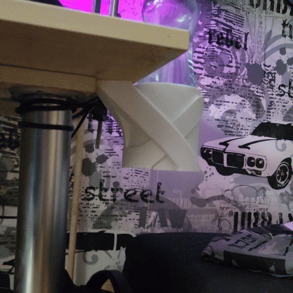 Giá đỡ ly gắn dưới bàn (hơi quá xịn) – Desk Cup Holder