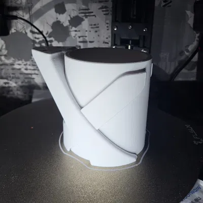 Giá đỡ ly gắn dưới bàn (hơi quá xịn) – Desk Cup Holder