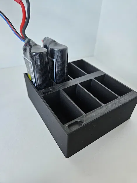 Hộp/khay sắp xếp pin (xe RC và khác) cho 8 viên - Image 3