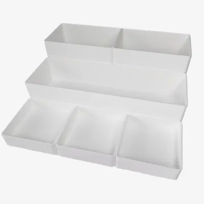 Khay Organizer Để Bàn Gọn Nhẹ Với Các Khay Nông Phía Trước