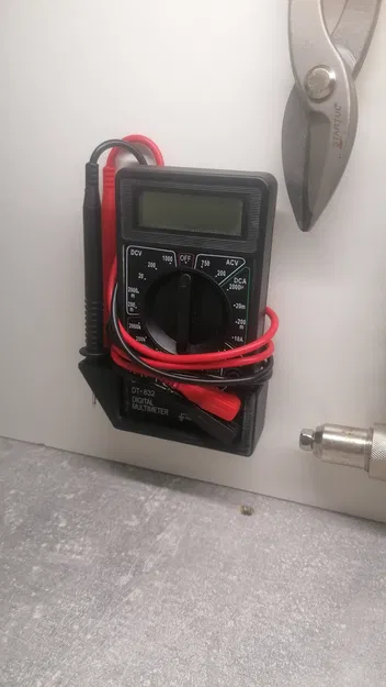 Giá treo tường cho multimeter (Multimeter wall holder) - Image 1
