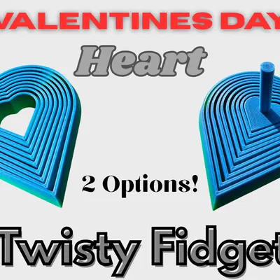 Valentines Day Heart Twist Fidget – Fidget trái tim xoắn cho Valentine