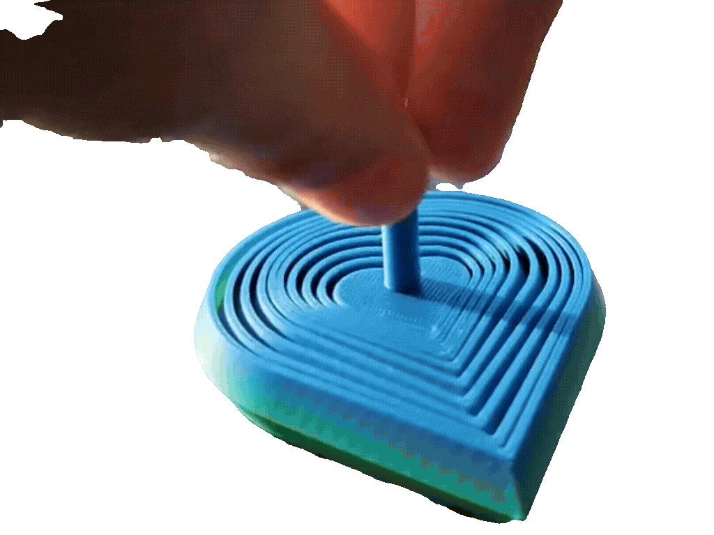 Valentines Day Heart Twist Fidget – Fidget trái tim xoắn cho Valentine - Thumbnail 2