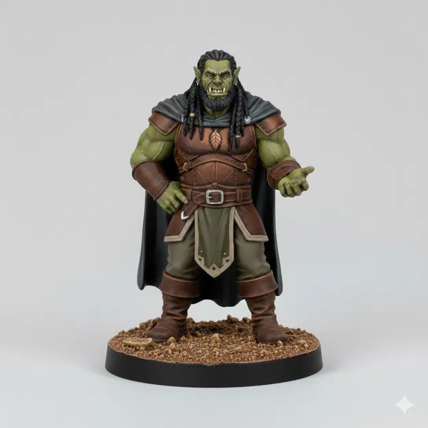 Orc Paladin - DnD mini - Image 1