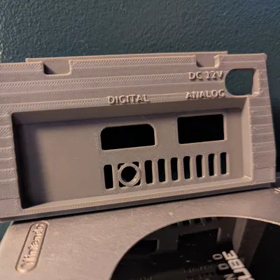 Tấm ốp cổng IO mặt lưng GameCube kèm addon Switch