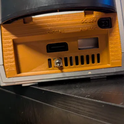 Tấm ốp cổng IO mặt lưng GameCube kèm addon Switch