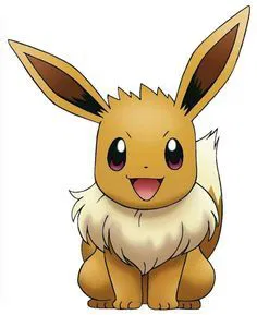 Pokémon - Evoli HD (Eevee) - Dễ In - Image 1