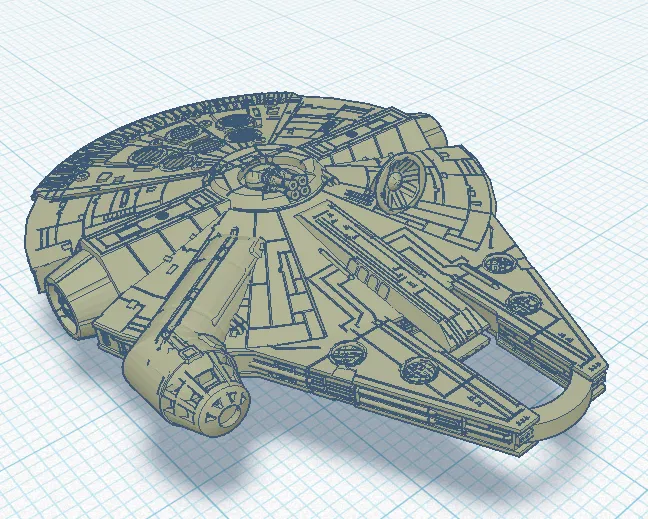Móc khóa Phi Thuyền Millennium Falcon (Porte clées Faucon milénium) - Image 1