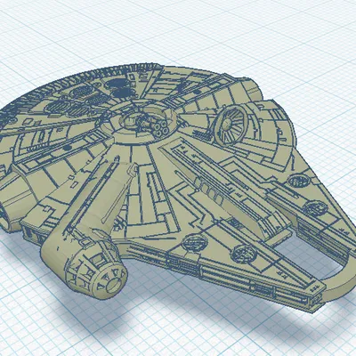 Móc khóa Phi Thuyền Millennium Falcon (Porte clées Faucon milénium)