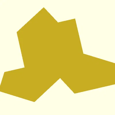 Einstein Tile (Aperiodic Monotile) – STL + OpenSCAD