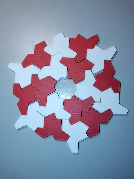 Einstein Tile (Aperiodic Monotile) – STL + OpenSCAD - Image 3