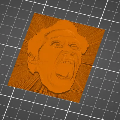 Meme Mặt Markiplier La Hét - Lithophane/Hueforge