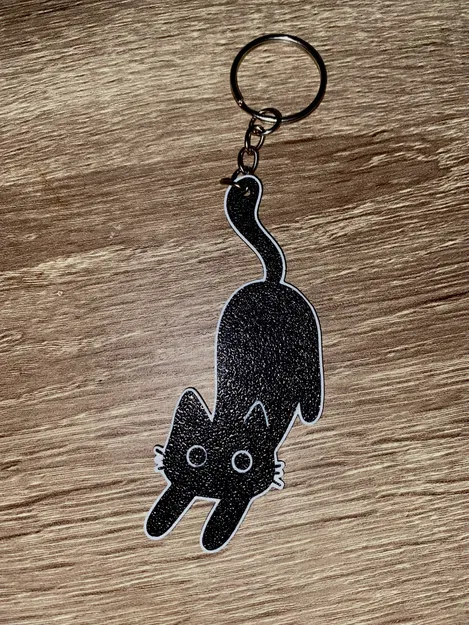 Móc khóa Mèo Đen (Black Cat Keychain) - Image 3