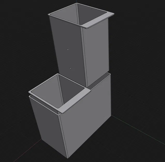 Organizer Tái Chế Để Bàn 2 Ngăn (Dual Bin Desktop Recycling Organizer) - Image 1