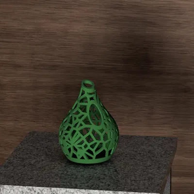Nest Voronoi Vase – Bình Voronoi trang trí