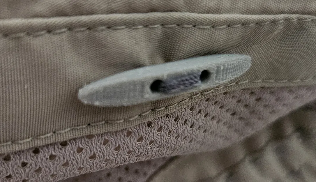 Nút may dáng thuôn dài 2 lỗ - Image 1