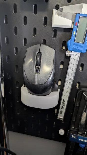 Giá treo chuột Alienware AW610M cho IKEA Skadis (khớp chuẩn nhờ 3D scan) - Image 1