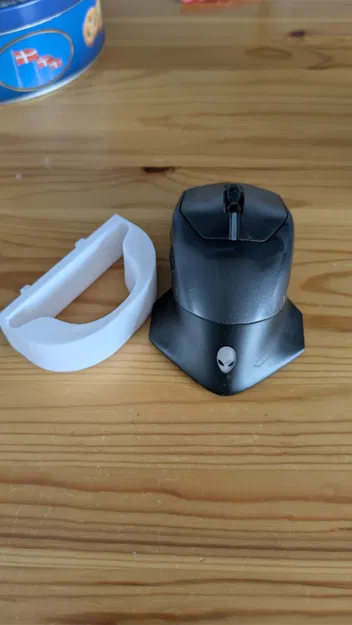 Giá treo chuột Alienware AW610M cho IKEA Skadis (khớp chuẩn nhờ 3D scan) - Image 2