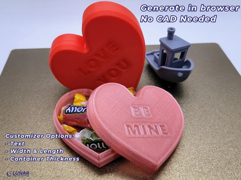 Trình tạo Hộp Trái Tim Chữ Tùy Chỉnh (Custom Text Heart Box Generator) - Image 1