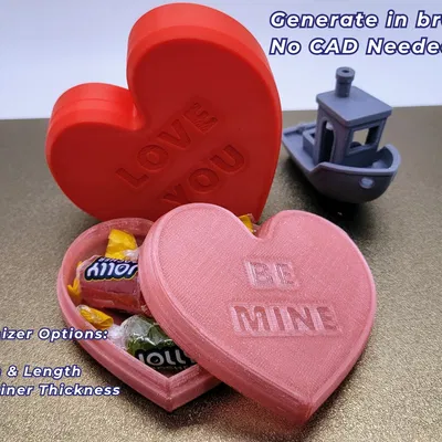 Trình tạo Hộp Trái Tim Chữ Tùy Chỉnh (Custom Text Heart Box Generator)