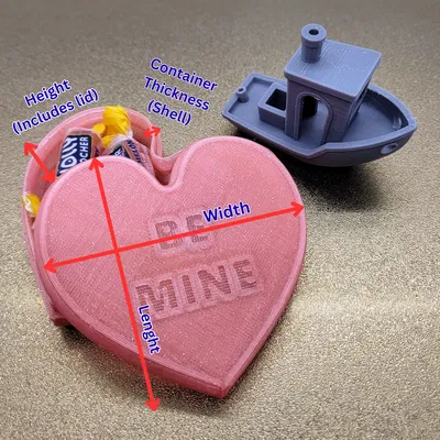 Trình tạo Hộp Trái Tim Chữ Tùy Chỉnh (Custom Text Heart Box Generator)