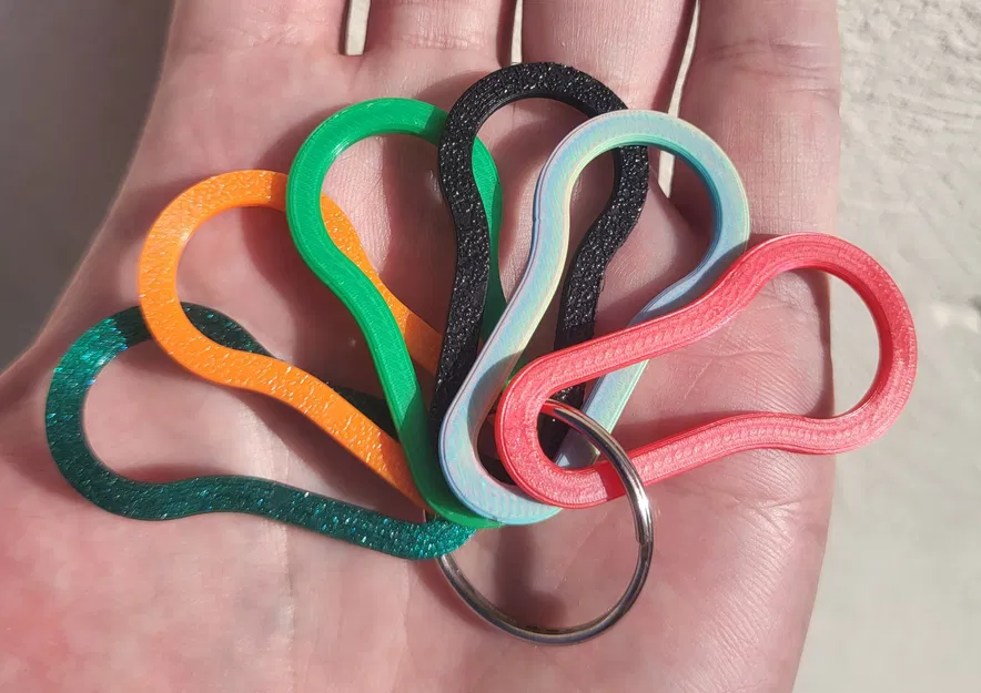 Móc Khóa Đồng Xu Xe Đẩy – In 3D Siêu Nhanh 13 Phút, Không Support, Siêu Nhẹ - Image 1