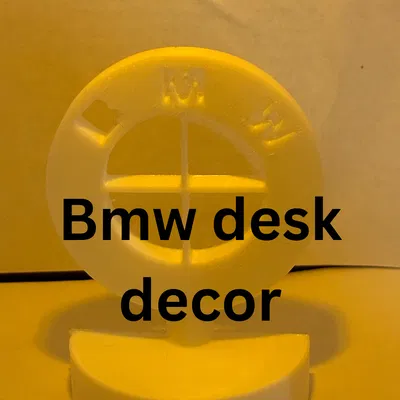 Logo BMW để bàn – In 3D 30 phút, không cần supports