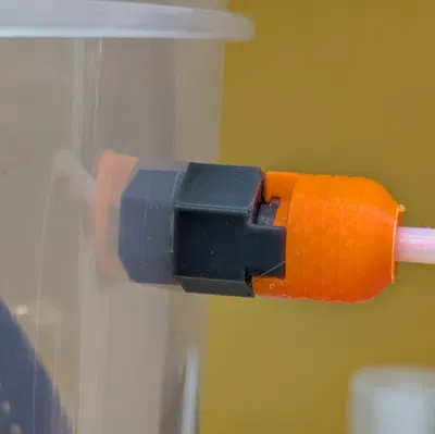 Quick Connect với passthrough nut